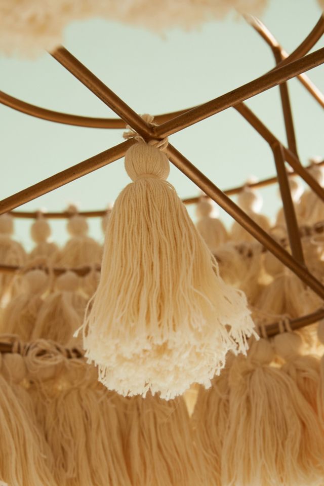 Fela Tasseled Chandelier #4