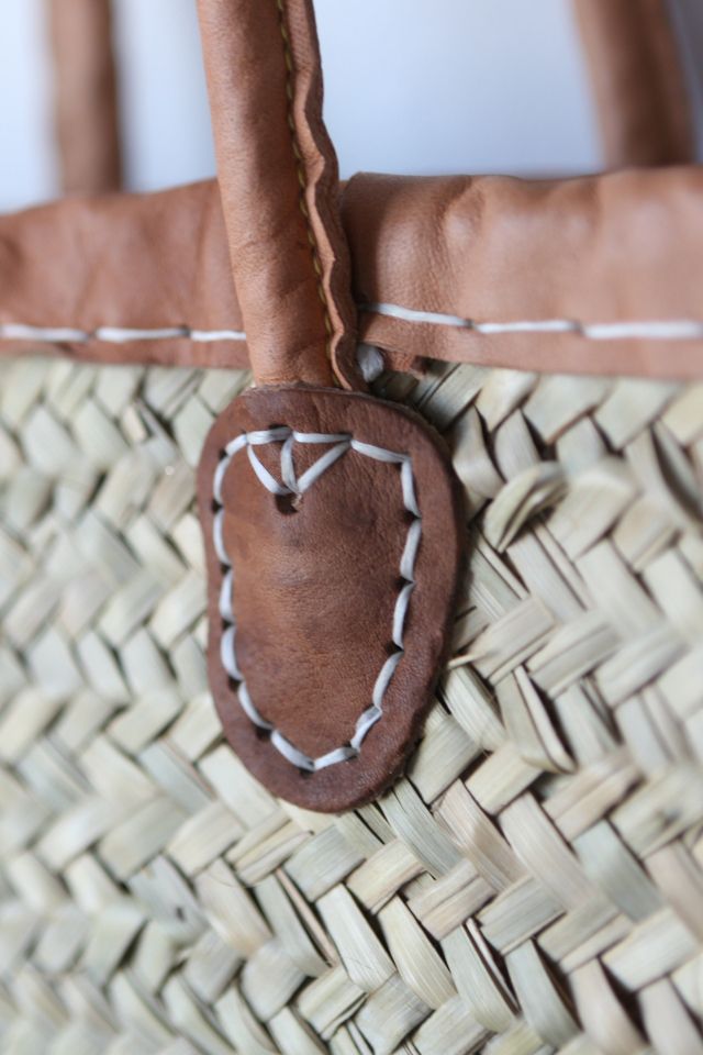 Leather Handle Market Tote #2