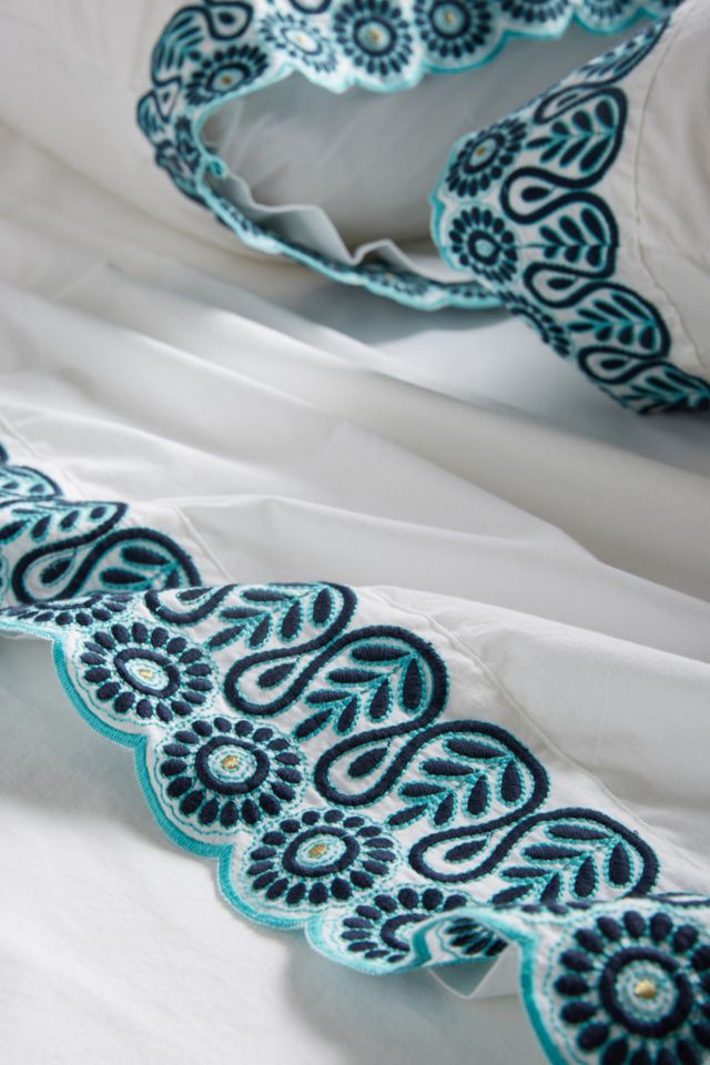 Anita Embroidered Sheet Set #1