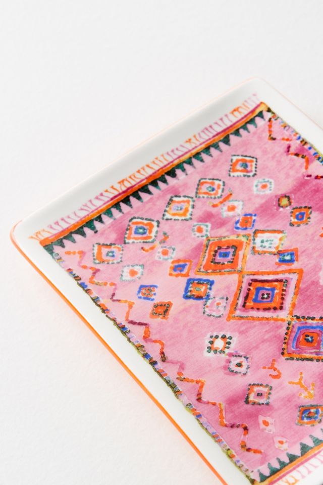 Kilim-Painted Trinket Dish #1