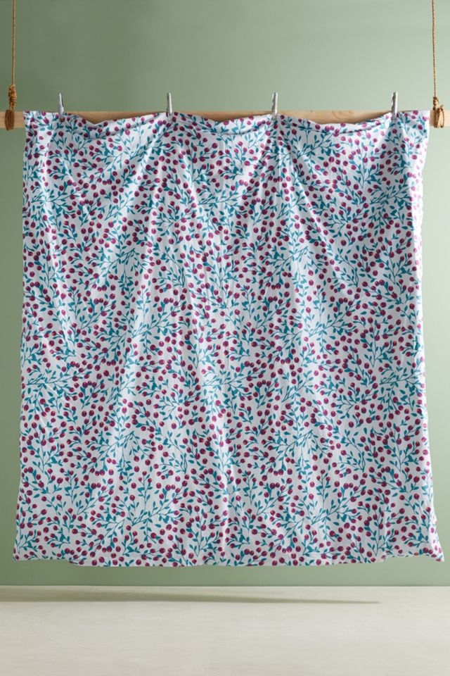 Liberty for Anthropologie Embroidered Feather Bloom Duvet #3