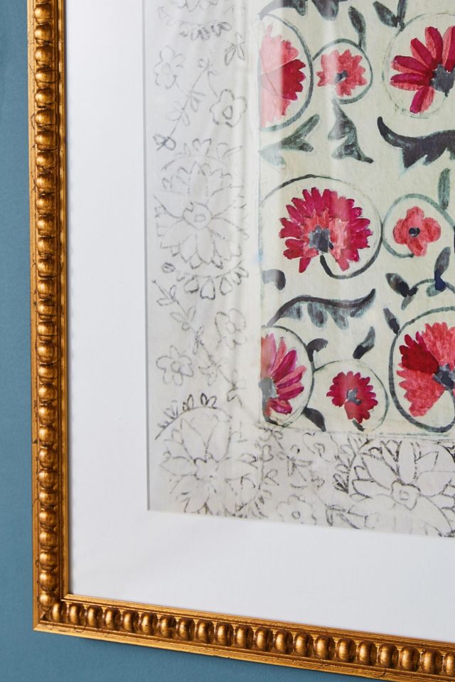 Suzani Pink Wall Art #2