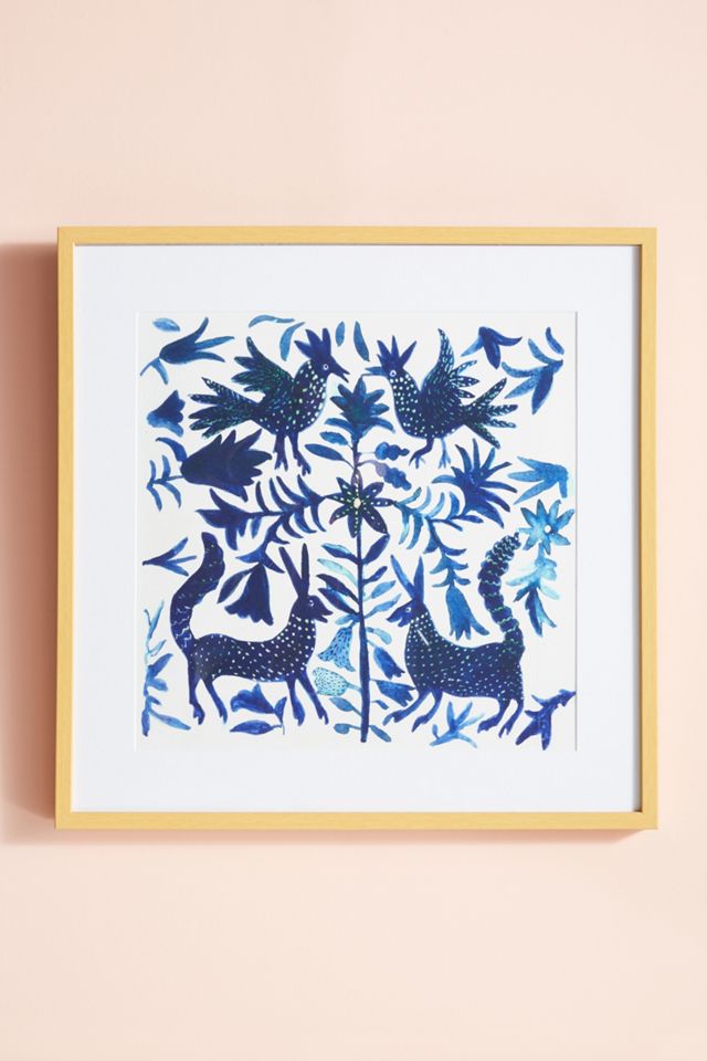 Otomi Blue Wall Art #1