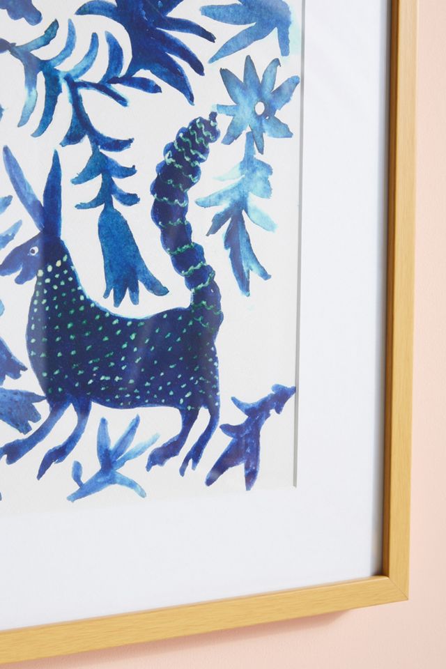 Otomi Blue Wall Art #2