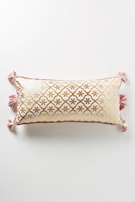Gilded Lattice Pillow