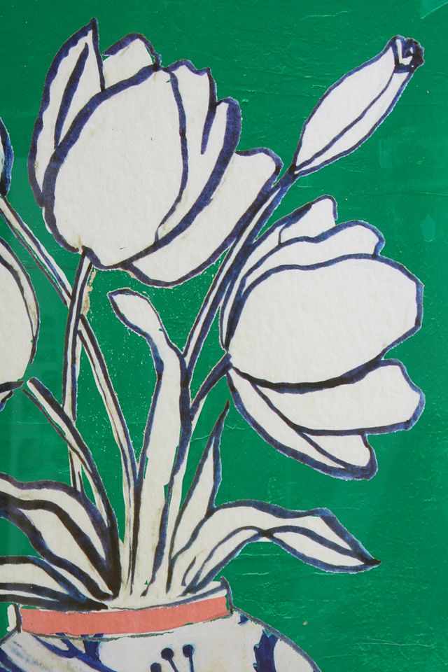 Flowers In A Vase Wall Art #1