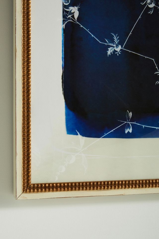 Blue And White Floral Wall Art #2