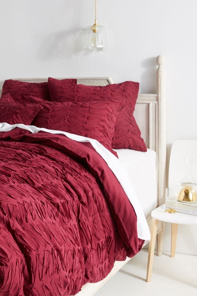 Ruffled Duvet Cover | AnthroLiving