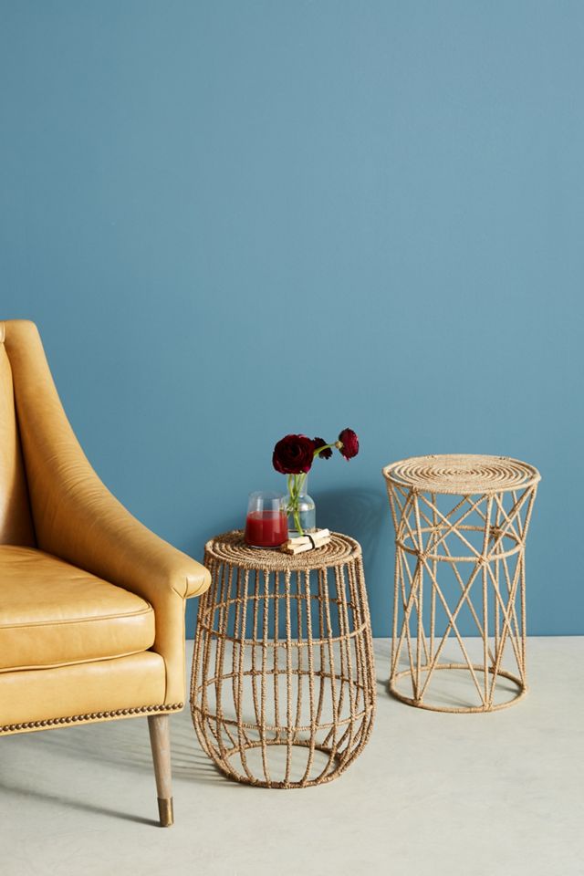 Jute Basket Side Table #2