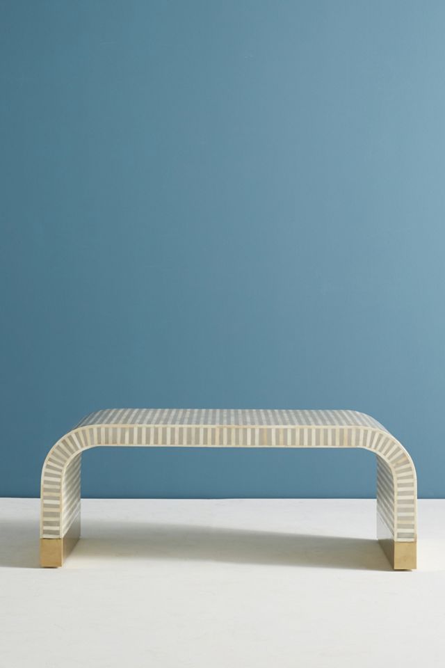 Waterfall Inlay Coffee Table #1