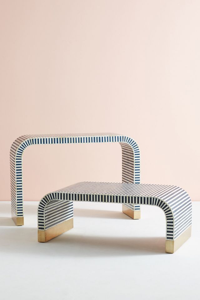 Waterfall Inlay Coffee Table #4