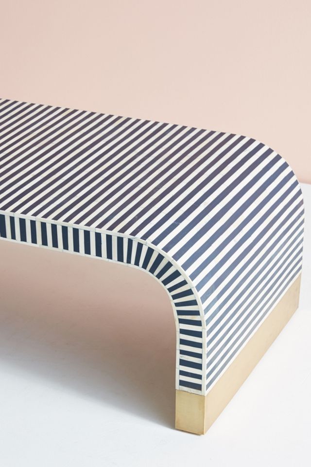 Waterfall Inlay Coffee Table #1