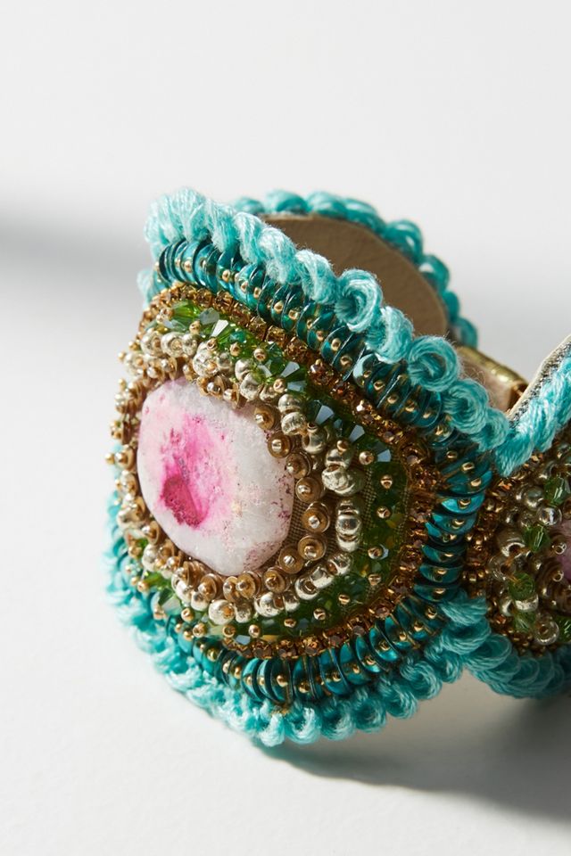 Sea Stone Cuff Bracelet #1
