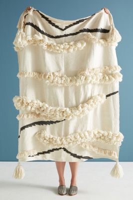 Textured Outre Throw Blanket