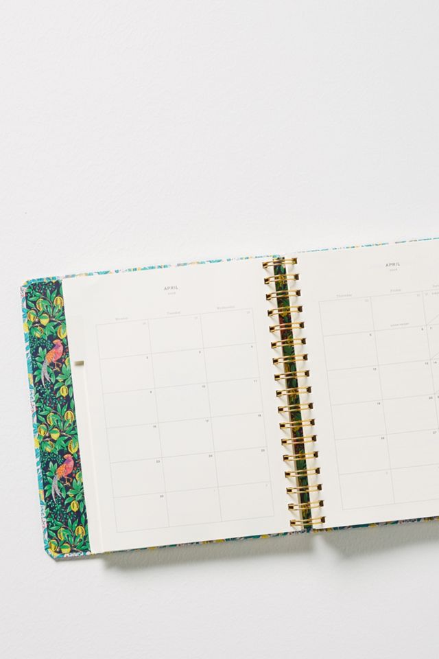 Liberty for Anthropologie Peacock Orchid 2017-2018 Planner #2