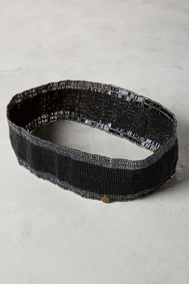 Anthropologie beaded outlet belt