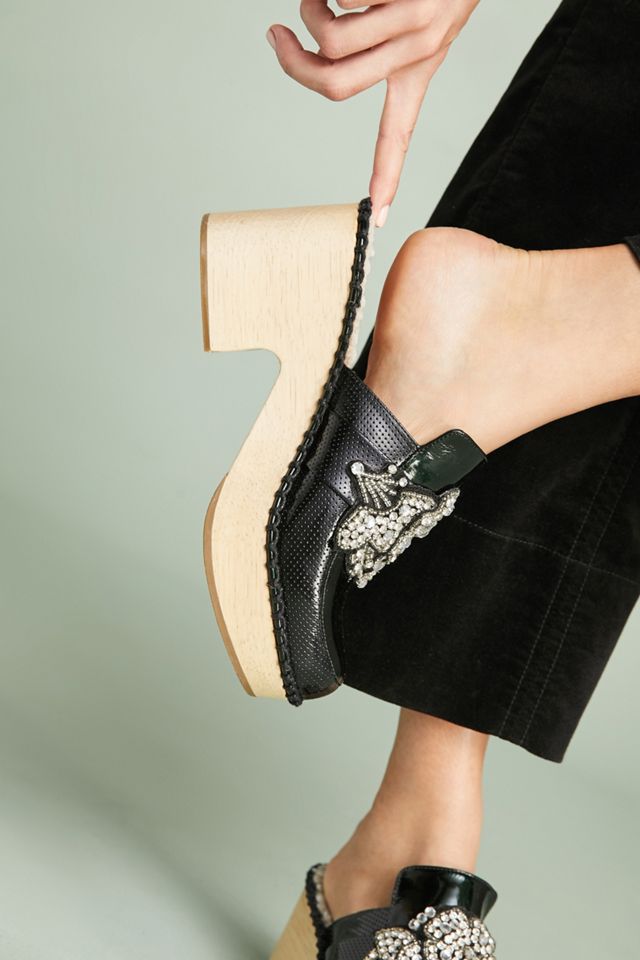 Rachel Comey Beau Embellished Platform Clogs #1