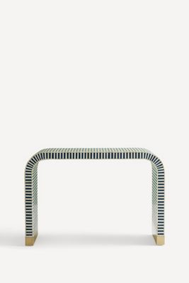 Waterfall Inlay Console Table