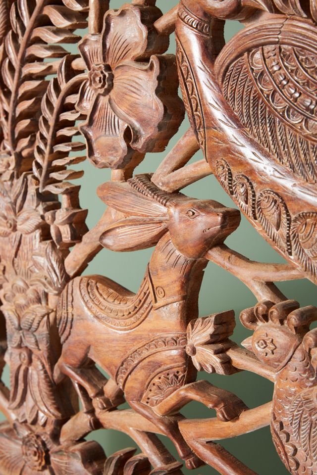 Handcarved Woodland Bed #4