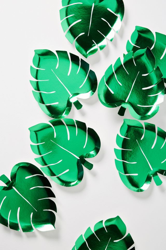Palm Paper Plate Set Anthropologie