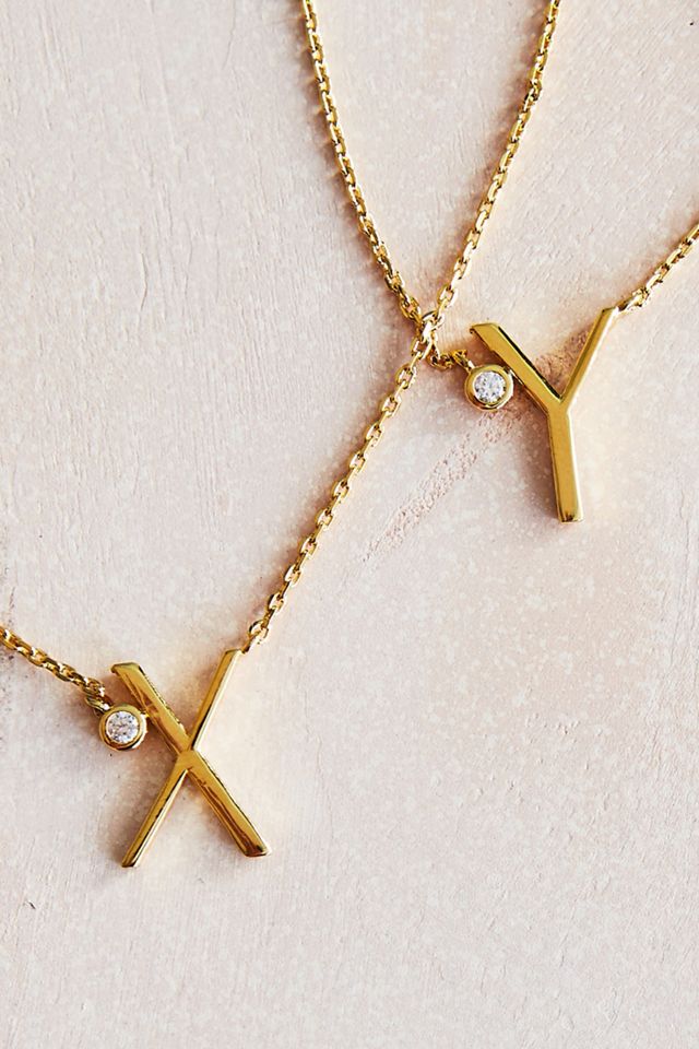 Delicate Monogram Necklace #3