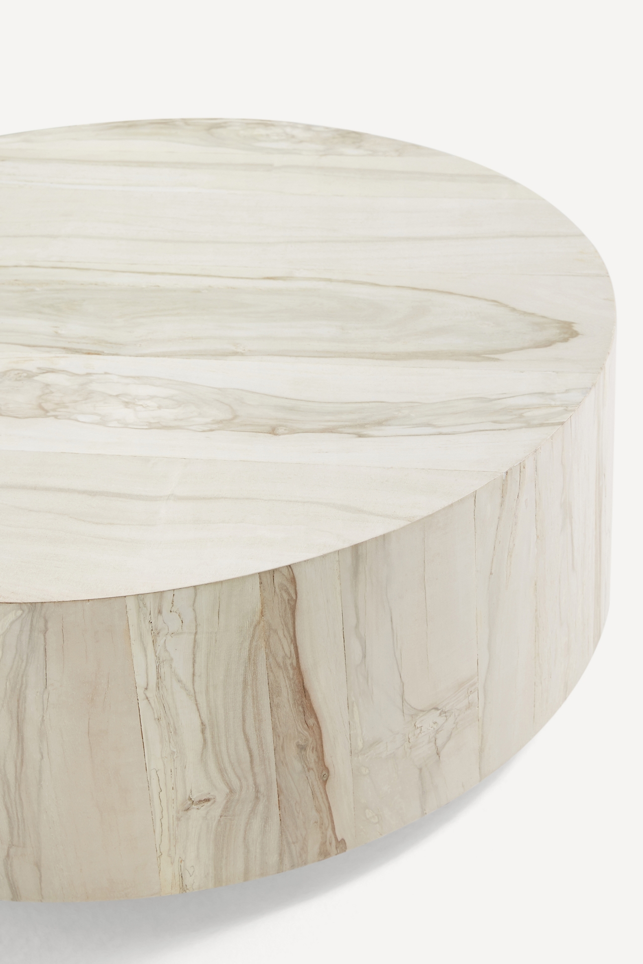 Swirled Drum Reclaimed Coffee Table