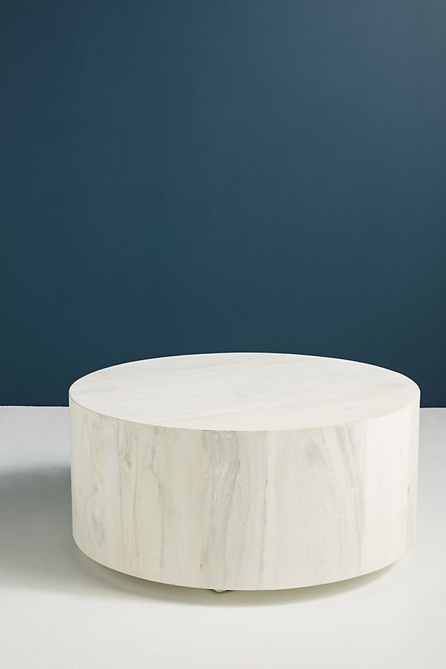 Swirled Drum Reclaimed Coffee Table | Anthropologie