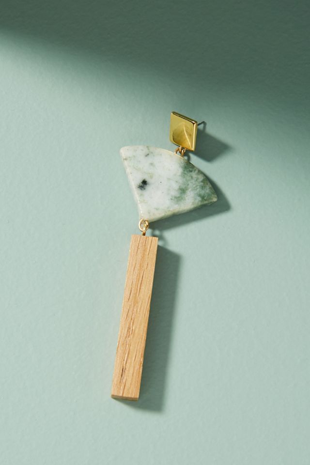 Mineral Fan Drop Earrings #1