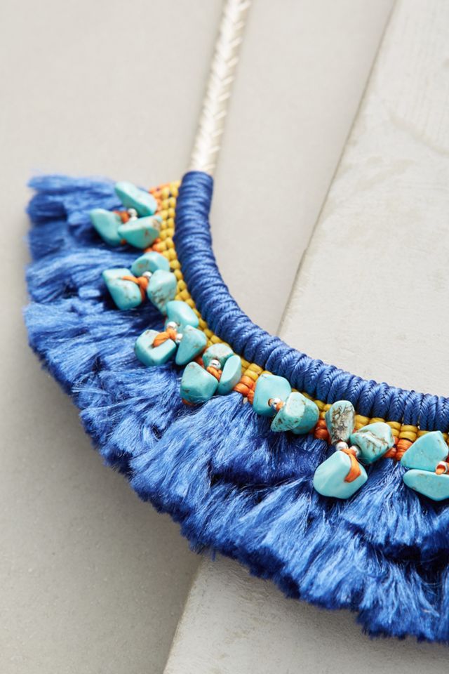 Acalia Fringed Collar Necklace #1