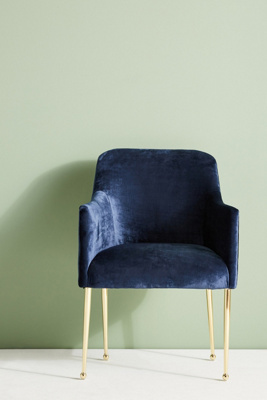 Slub Velvet Elowen Armchair
