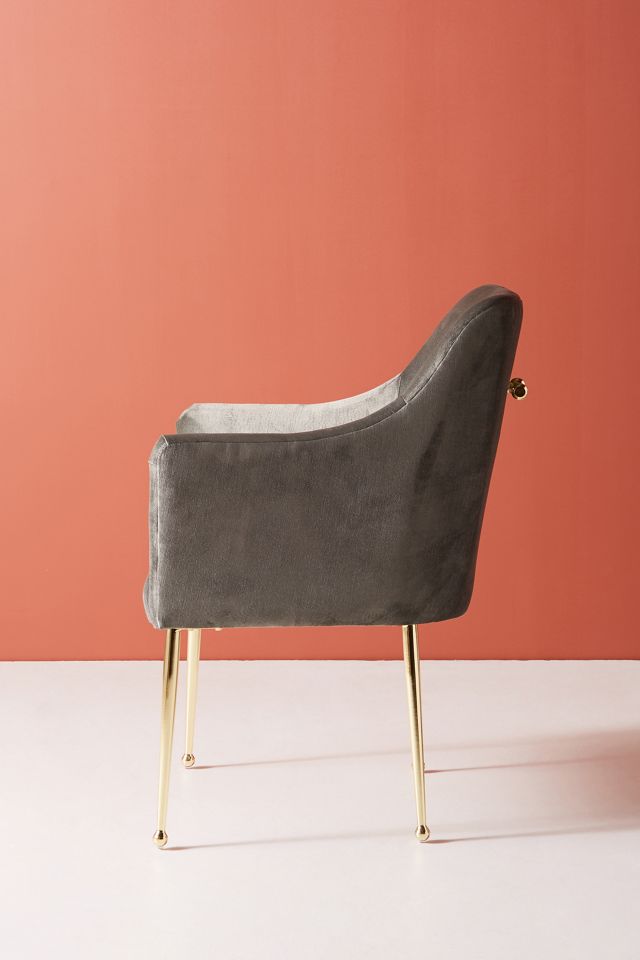 Slub Velvet Elowen Armchair #2