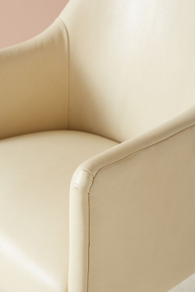 Premium Leather Elowen Armchair #5