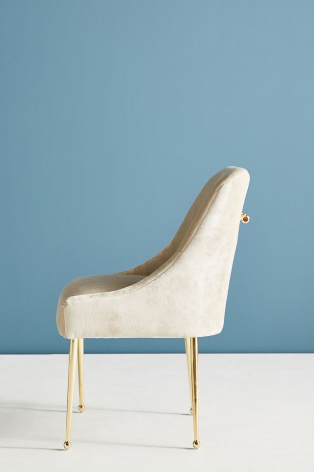 Slub Velvet Elowen Chair #2