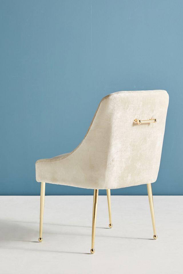 Slub Velvet Elowen Chair #3
