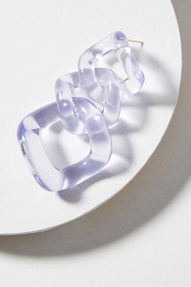 Looped Lucite Earrings #1