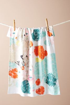 Liberty for Anthropologie Abstract Meadow Dish Towel