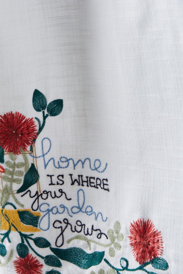 Home Is Where Your Garden Grows Dish Towel #1