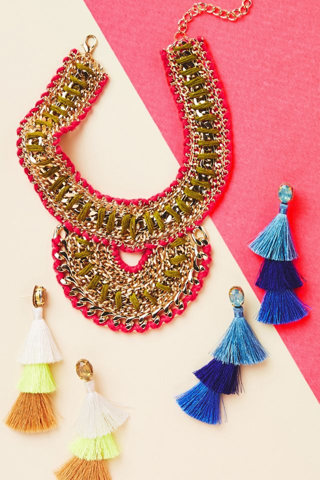 Cha Cha Tassel Drop Earrings #2
