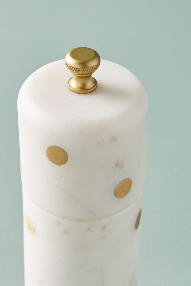 Dotted Inlay Pepper Grinder #1