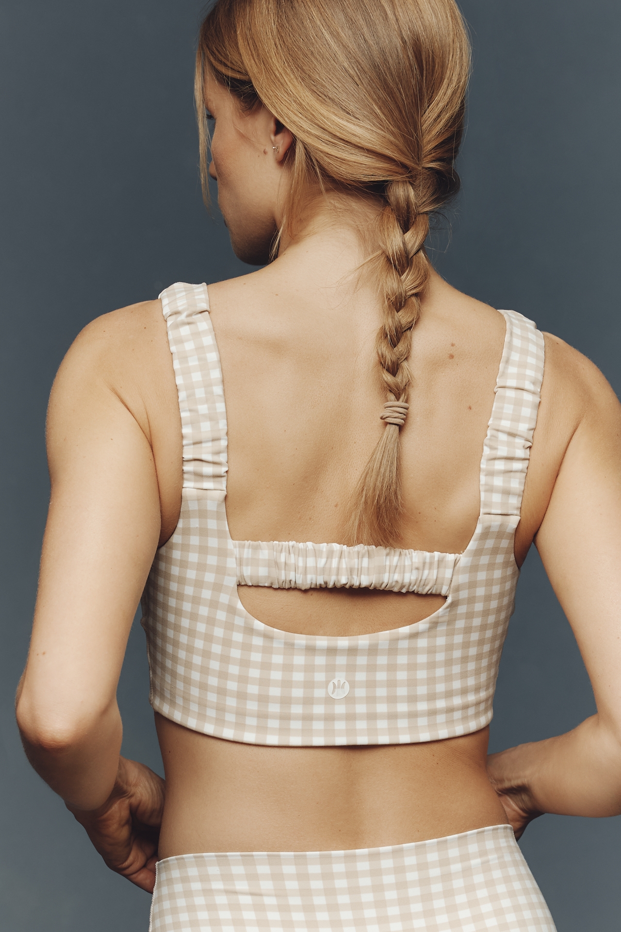 Astoria Activewear Luxe Balance Gingham Sports Bra