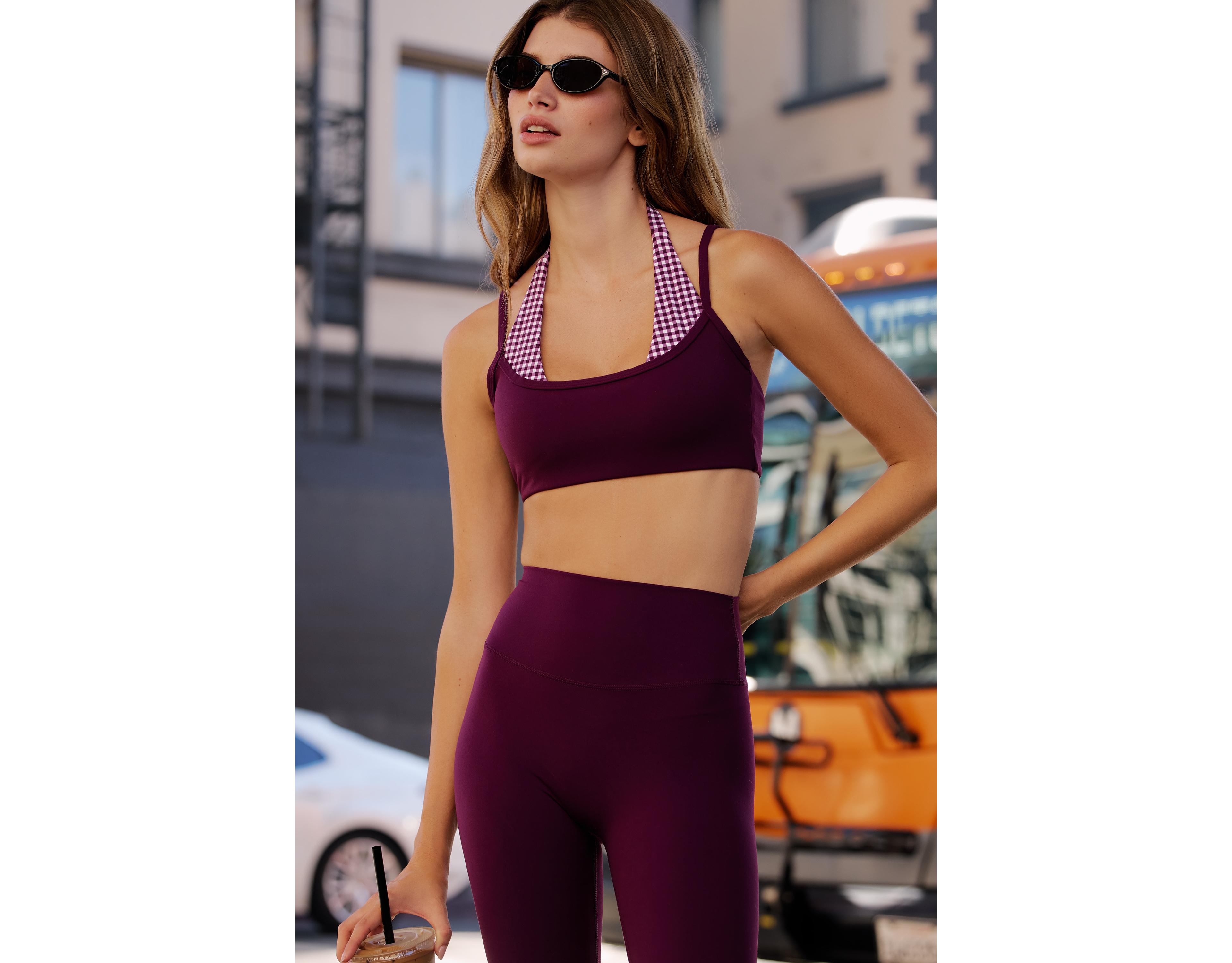 Astoria Activewear Contrast Layered Sports Bra