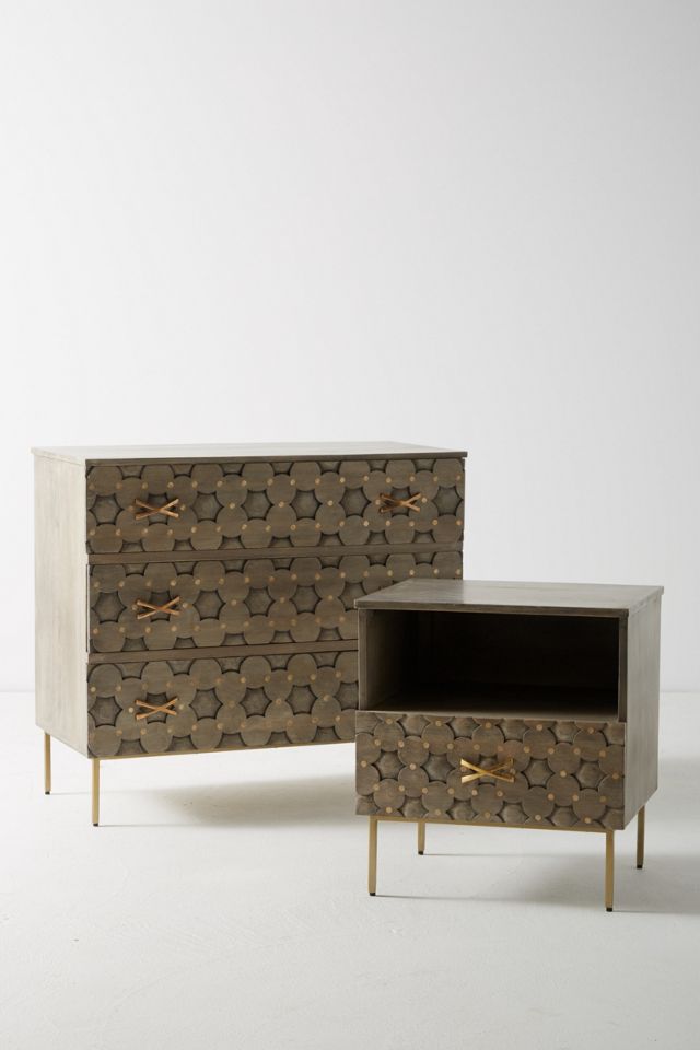 Starcarved Three-Drawer Dresser #5