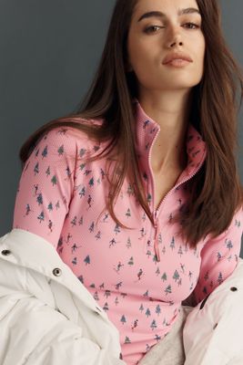 Beach Riot Kamara Long-Sleeve Half-Zip Top