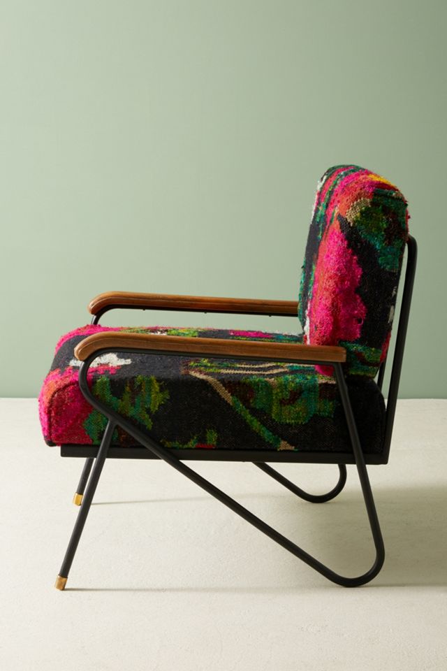 Silk Rug Accent Chair #3