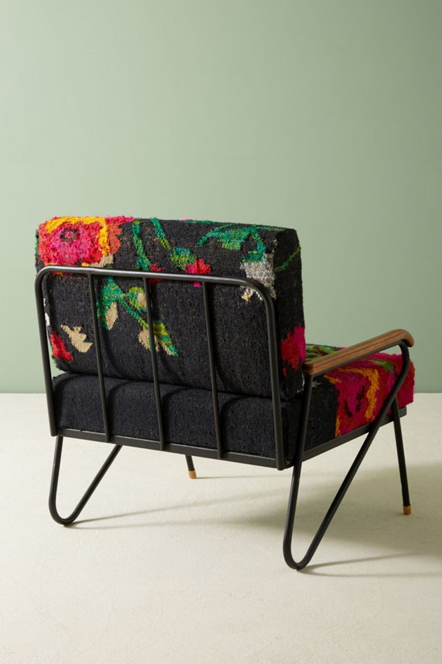 Silk Rug Accent Chair #4