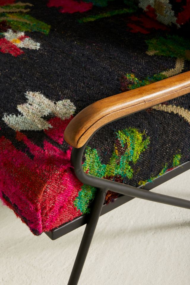 Silk Rug Accent Chair #6