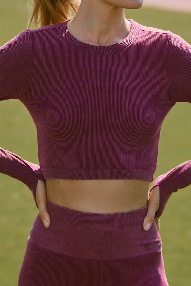 Spiritual Gangster Liberty Long-Sleeve Crop Top #3