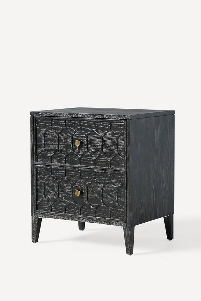 Textured Trellis Nightstand #1