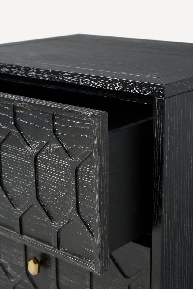 Textured Trellis Nightstand #3