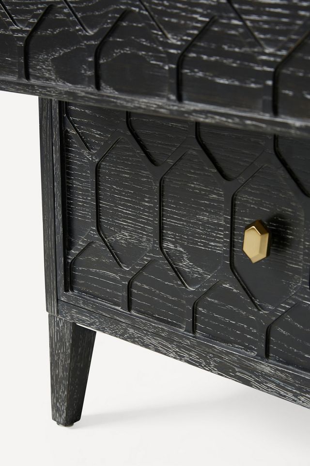 Textured Trellis Nightstand #4
